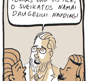 Mykolo Birži&scaron;kos komiksas.