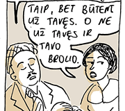 Jono Vailokaičio komiksas.