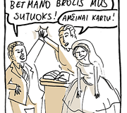 Jono Vailokaičio komiksas.