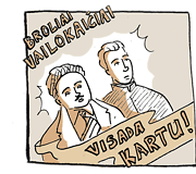Jono Vailokaičio komiksas.