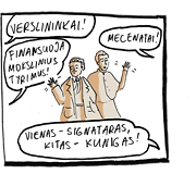 Jono Vailokaičio komiksas.