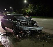 &bdquo;Audi A6&ldquo; ir vilkiko avarija Kauno Jonavos gatvėje