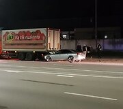 &bdquo;Audi A6&ldquo; ir vilkiko avarija Kauno Jonavos gatvėje