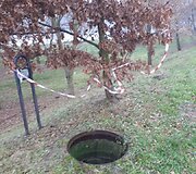 Kauno Kulautuvos gatvėje atviras &scaron;ulinys