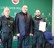 Apdovanoti geriausi Kauno apskrities policijos sportininkai