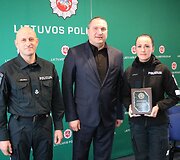 Apdovanoti geriausi Kauno apskrities policijos sportininkai