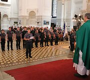 Prisiekė naujieji Kauno policijos pareigūnai