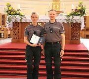 Prisiekė naujieji Kauno policijos pareigūnai