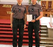 Prisiekė naujieji Kauno policijos pareigūnai