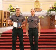 Prisiekė naujieji Kauno policijos pareigūnai