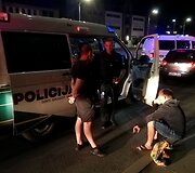Naktinis pasivažinėjimas su Kauno policijos pareigūnais