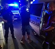 Naktinis pasivažinėjimas su Kauno policijos pareigūnais