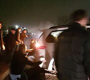 Bėdos i&scaron;tiktai &scaron;eimai i&scaron; pajūrio į pagalbą suskubo būrys nepažįstamųjų