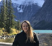 Studentė Gerda Grigaitė Kanados Banff nacionaliniame parke