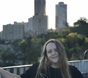 Studentė Gerda Grigaitė Edmontone