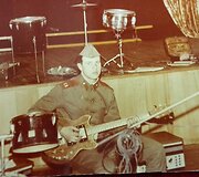 Gitaros mokytojas Gintaras Jakelis armijoje
