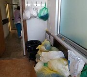 Gydytojų panaudotos vienkartinės priemonės Kauno klinikinėje ligoninėje