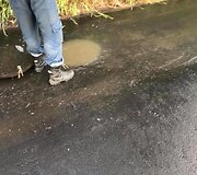 Po liūties nuslinkęs &scaron;laitas &Scaron;aldytuvų gatvėje Kaune