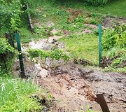 Po liūties nuslinkęs &scaron;laitas &Scaron;aldytuvų gatvėje Kaune