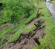 Po liūties nuslinkęs &scaron;laitas &Scaron;aldytuvų gatvėje Kaune