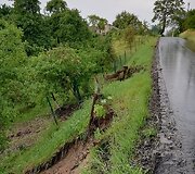 Po liūties nuslinkęs &scaron;laitas &Scaron;aldytuvų gatvėje Kaune
