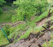 Po liūties nuslinkęs &scaron;laitas &Scaron;aldytuvų gatvėje Kaune
