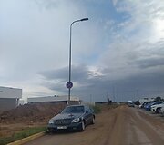 Purvinos gatvės &scaron;alia statybvietės Kauno rajone