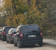 Sustatyti automobiliai Žeimenos gatvėje