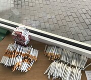 Cigaretes slėpė bar&scaron;čiuose