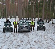 Kauno policijos patikros ant ledo