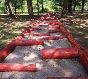 Basų kojų takas &scaron;alia Kadagių slėnio