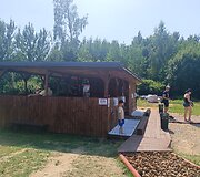 Basų kojų takas &scaron;alia Kadagių slėnio