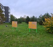 Gyventojų protestas prie&scaron; kelio palei namų langus tiesimą Raudondvaryje