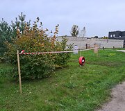 Gyventojų protestas prie&scaron; kelio palei namų langus tiesimą Raudondvaryje