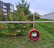 Gyventojų protestas prie&scaron; kelio palei namų langus tiesimą Raudondvaryje