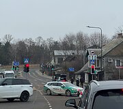 Avarija Liepkalnio ir Dunojaus g. sankryžoje