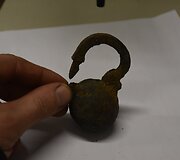 Archeologinių tyrinėjimų Kauno Rotu&scaron;ės aik&scaron;tėje metu aptikti radiniai