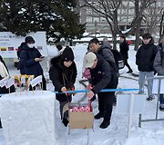 Japonijoje vykusiame kasmetiniame sniego skulptūrų festivalyje lietuviai i&scaron;kovojo bronzos medalius