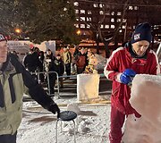 Japonijoje vykusiame kasmetiniame sniego skulptūrų festivalyje lietuviai i&scaron;kovojo bronzos medalius