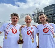 Japonijoje vykusiame kasmetiniame sniego skulptūrų festivalyje lietuviai i&scaron;kovojo bronzos medalius