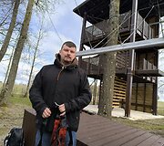 Pramogų parko Anyk&scaron;čiuose įkūrėjas Deividas Dilys