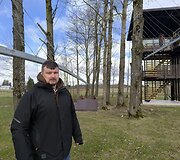 Pramogų parko Anyk&scaron;čiuose įkūrėjas Deividas Dilys