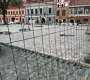 Kauno Rotu&scaron;ės aik&scaron;tėje perklojami ta&scaron;yti akmenys