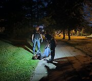 Naktinė pamaina su Palangos policijos pareigūnais