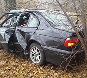 BMW avarija Kauno rajone