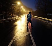 Sauliaus Bagdono rekordinis pėsčiųjų žygis &bdquo;Tauragė-Kaunas&ldquo;