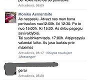 Nepilnamečio plė&scaron;iko susira&scaron;inėjimas su nukentėjusiąja