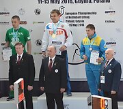 Lietuvos svarsčių kilnotojų rinktinė Europos čempionate Gdynėje