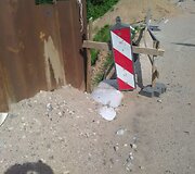 Dotnuvoje strigo pėsčiųjų bei dviračių tako klojimo darbai