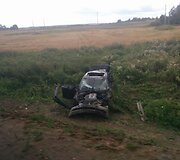 BMW avarija prie Jiezno